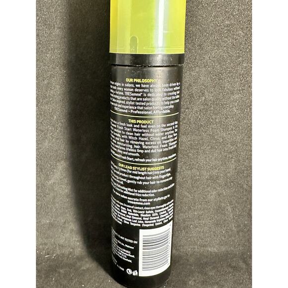 DISC TRESemme Fresh Start Waterless Foam Shampoo; Curly to Normal Hair; 6 oz; - Picture 3 of 4
